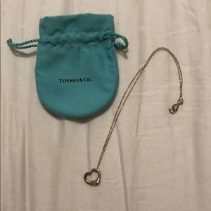 Tiffany and Co Elsa Peretti Open Heart Necklace